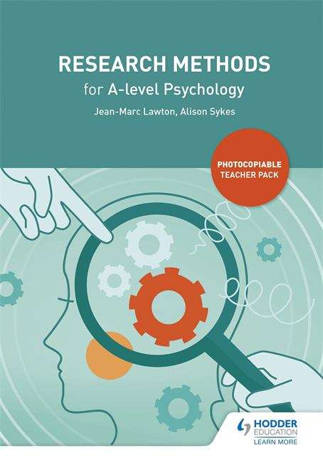 Book cover of Research Methods for A-level Psychology