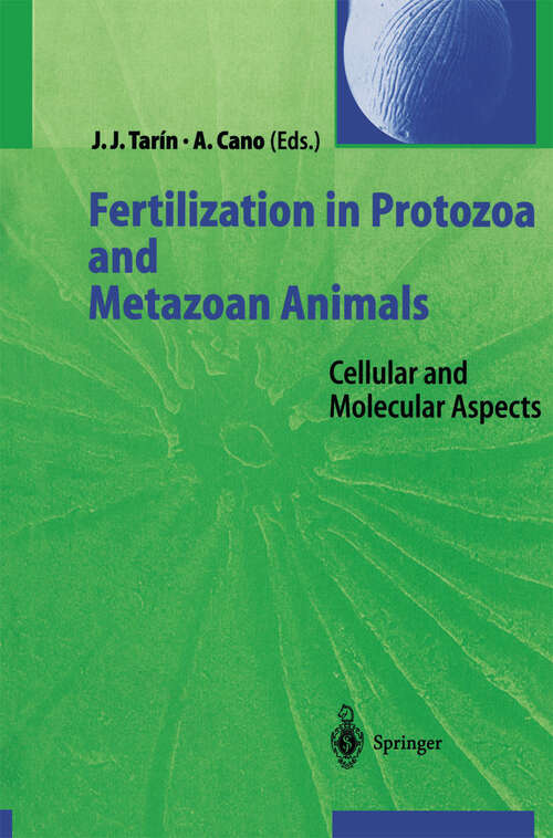 Book cover of Fertilization in Protozoa and Metazoan Animals: Cellular and Molecular Aspects (2000)
