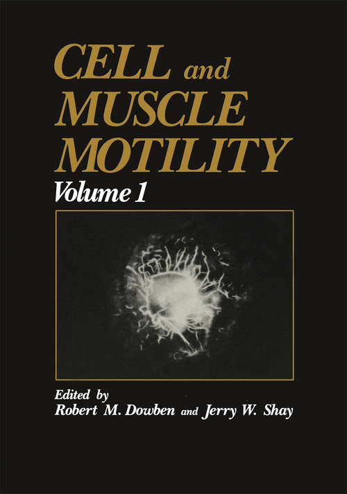 Book cover of Cell and Muscle Motility (1981)