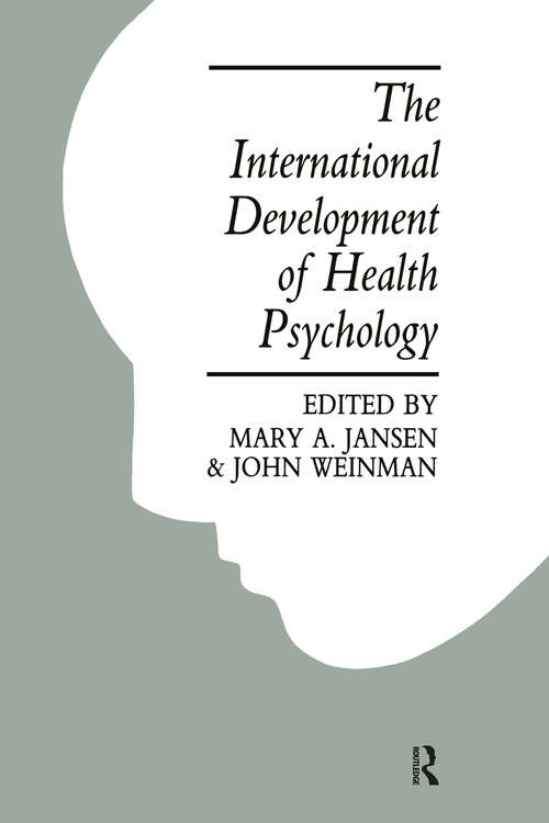 Book cover of International Development Of Health Psychology