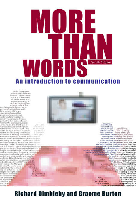 Book cover of More Than Words  E4