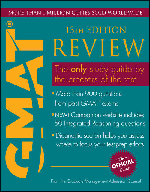 Book cover of The Official Guide for GMAT Review (Korean Edition) (13)