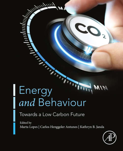 Book cover of Energy and Behaviour: Towards a Low Carbon Future