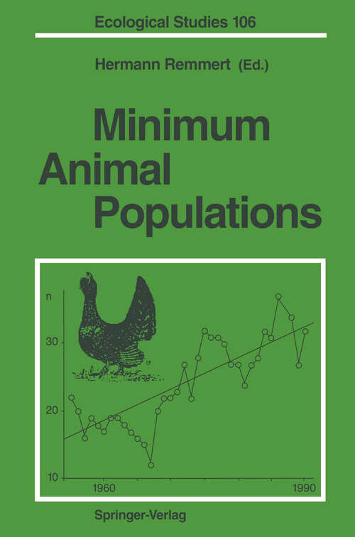 Book cover of Minimum Animal Populations (1994) (Ecological Studies #106)
