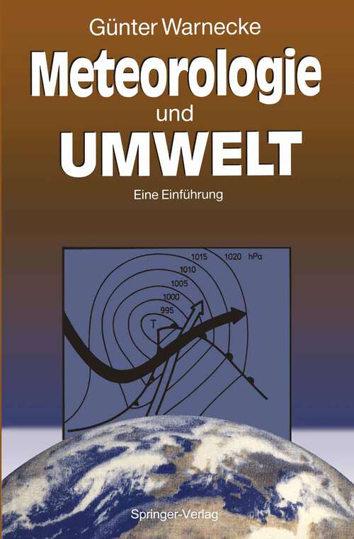 Book cover of Meteorologie und Umwelt: Eine Einführung (1991)