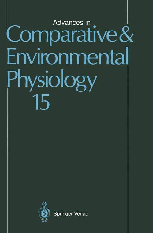 Book cover of Advances in Comparative and Environmental Physiology: Volume 15 (1993) (Advances in Comparative and Environmental Physiology #15)