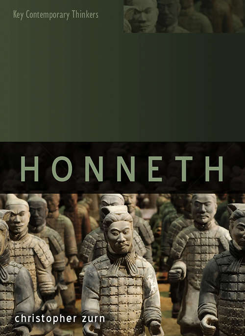 Book cover of Axel Honneth (Key Contemporary Thinkers)