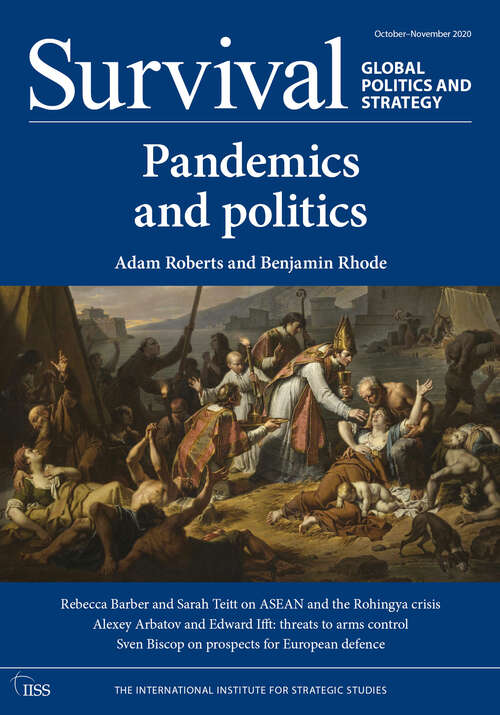 Book cover of Survival October-November 2020: Pandemics and politics