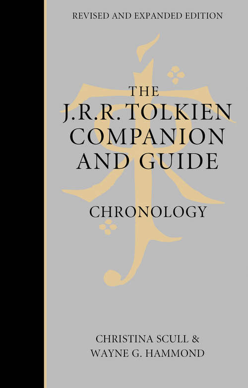 Book cover of The J. R. R. Tolkien Companion and Guide: Volume 1: Chronology (ePub edition)