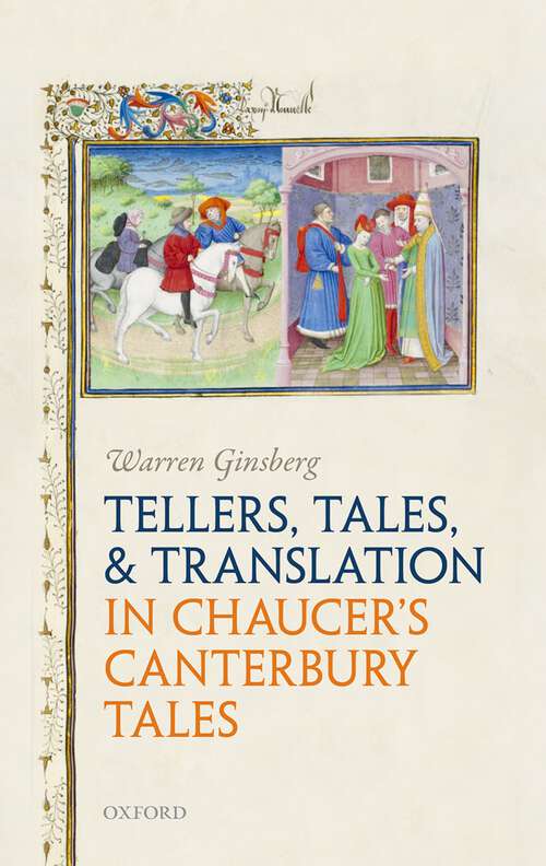 Book cover of Tellers, Tales, and Translation in Chaucer's Canterbury Tales