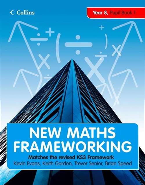 Book cover of New Maths Frameworking - Year 8 Pupil Book 1 (PDF)