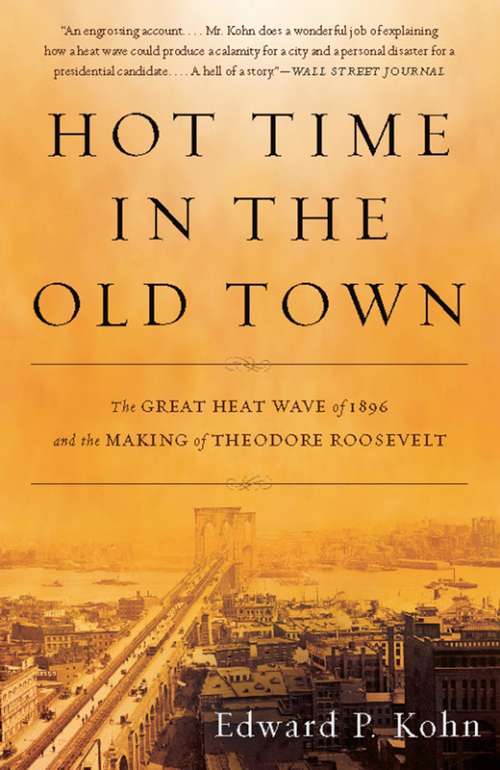 Book cover of Hot Time in the Old Town: The Great Heat Wave of 1896 and the Making of Theodore Roosevelt