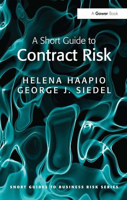 Book cover of A Short Guide to Contract Risk (PDF)