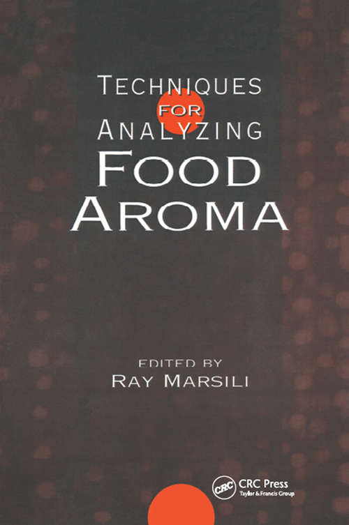 Book cover of Techniques for Analyzing Food Aroma