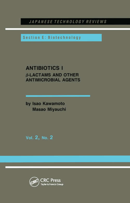Book cover of Antibiotics I