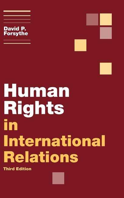 Book cover of Human Rights in International Relations (3rd edition) (PDF)