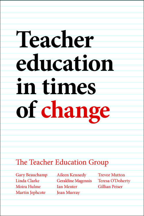Book cover of Teacher education in times of change