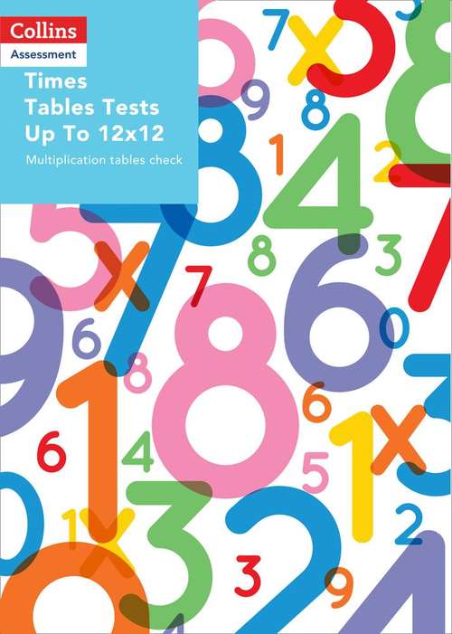 Book cover of Times Tables Tests Up To 12x12: Multiplication Tables Check (PDF)