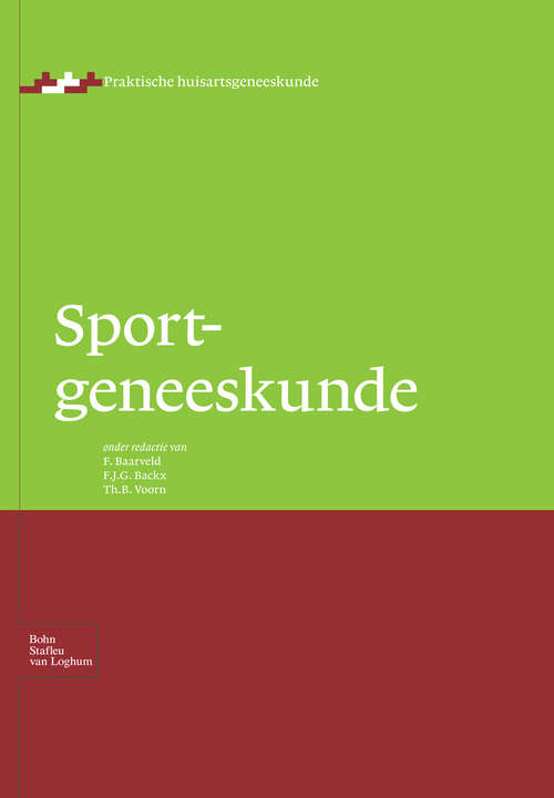 Book cover of Sportgeneeskunde (2009)