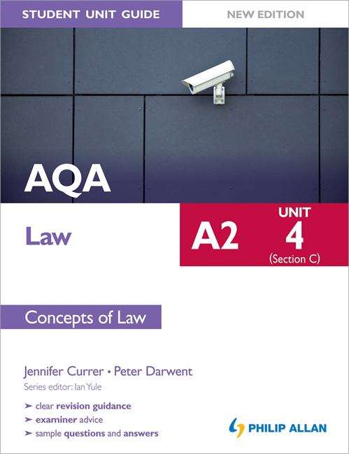 Book cover of AQA A2 Law Student Unit Guide: Concepts of Law (PDF)