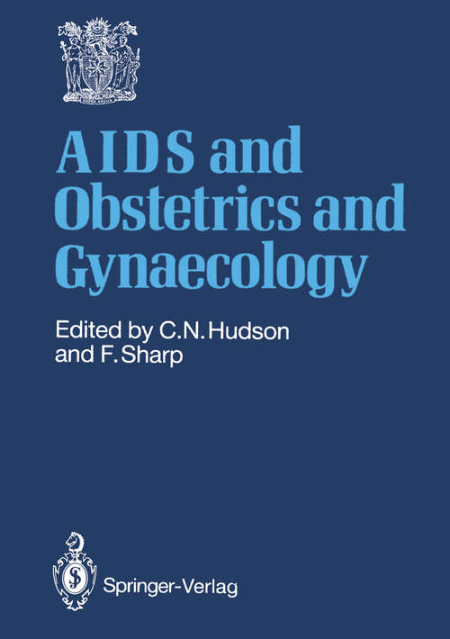 Book cover of AIDS and Obstetrics and Gynaecology (1988)
