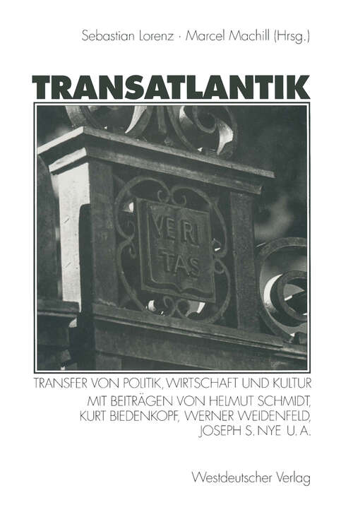 Book cover of Transatlantik: Transfer von Politik, Wirtschaft und Kultur (1999)