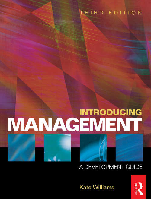 Book cover of Introducing Management