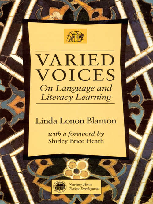 Book cover of Varied Voices: On Language and Literacy Learning