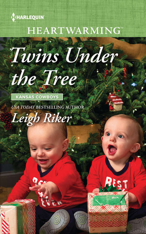 Book cover of Twins Under The Tree: A Clean Romance (ePub edition) (Kansas Cowboys #6)
