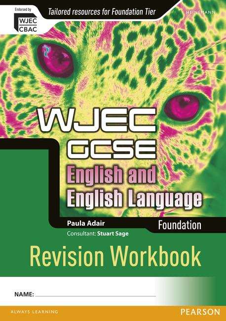 Book cover of WJEC GCSE English and English Language: Revision Workbook (PDF)