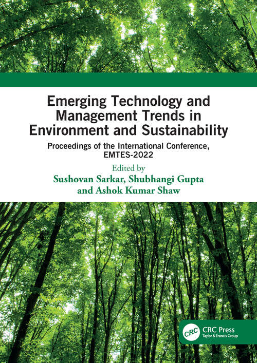 Book cover of Emerging Technology and Management Trends in Environment and Sustainability: Proceedings of the International Conference, EMTES-2022