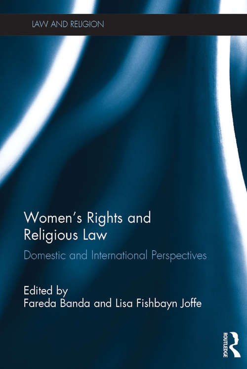 Book cover of Women's Rights and Religious Law: Domestic and International Perspectives (Law and Religion)