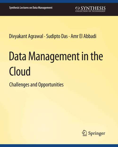 Book cover of Data Management in the Cloud (Synthesis Lectures on Data Management)