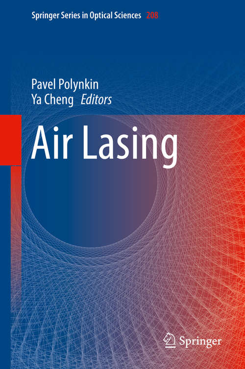 Book cover of Air Lasing (Springer Series in Optical Sciences #208)