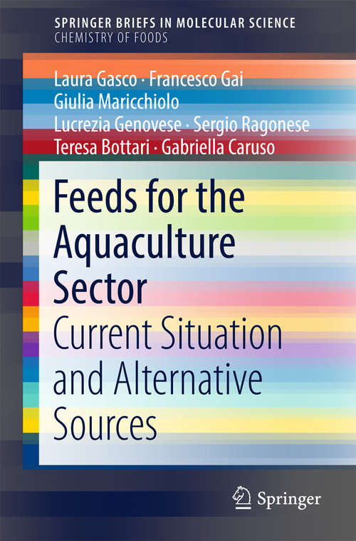 Book cover of Feeds for the Aquaculture Sector: Current Situation and Alternative Sources (SpringerBriefs in Molecular Science)