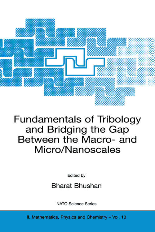 Book cover of Fundamentals of Tribology and Bridging the Gap Between the Macro- and Micro/Nanoscales (2001) (NATO Science Series II: Mathematics, Physics and Chemistry #10)