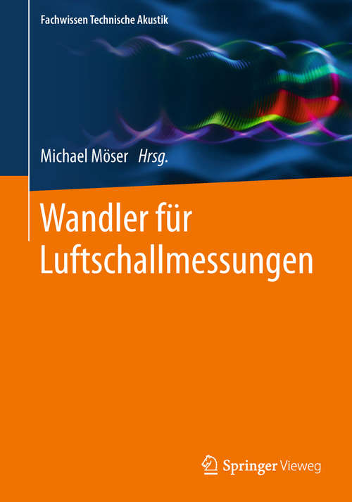 Book cover of Wandler für Luftschallmessungen