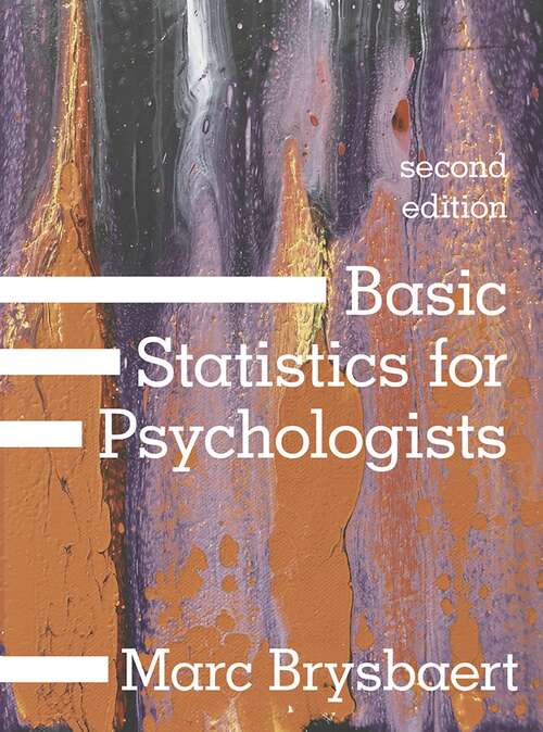 Book cover of Basic Statistics for Psychologists