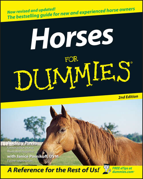 Book cover of Horses For Dummies (2)