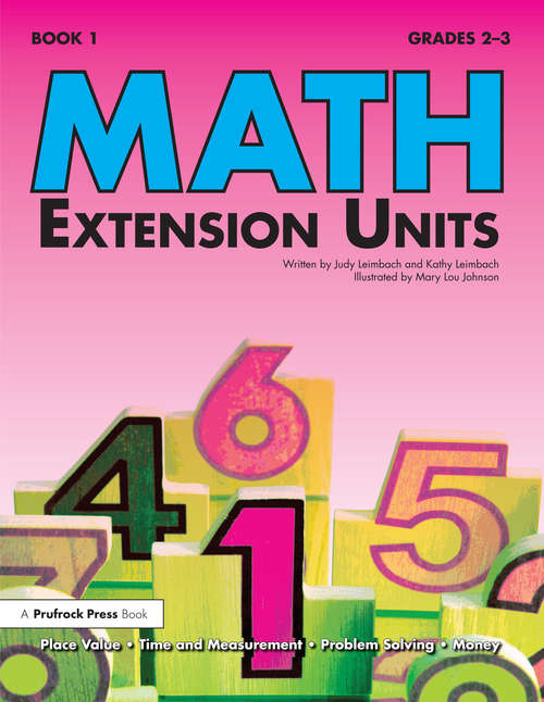 Book cover of Math Extension Units: Book 1, Grades 2-3