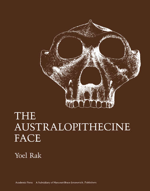 Book cover of The Australopithecine Face