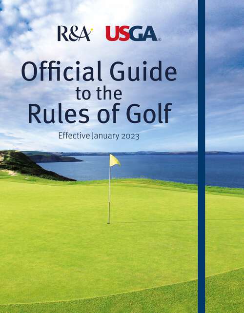 Book cover of Official Guide to the Rules of Golf