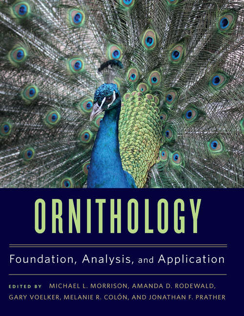 Book cover of Ornithology: Foundation, Analysis, and Application
