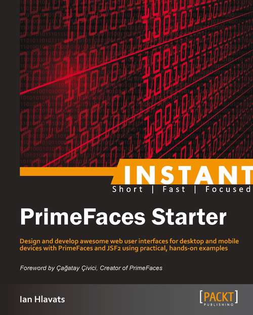 Book cover of Instant PrimeFaces Starter