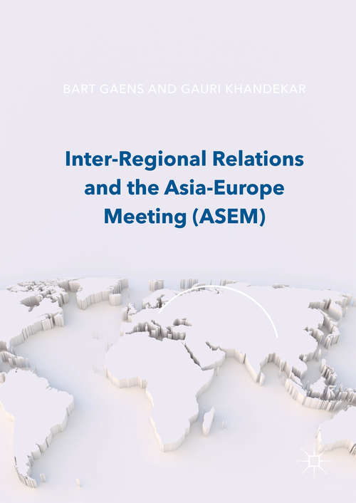 Book cover of Inter-Regional Relations and the Asia-Europe Meeting (ASEM)