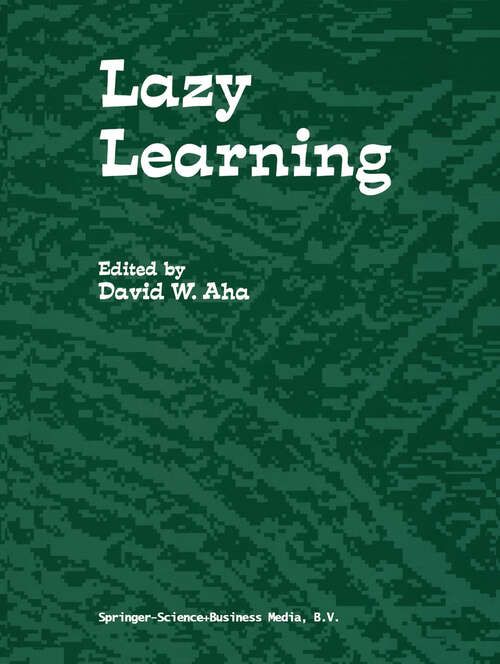 Book cover of Lazy Learning (1997)