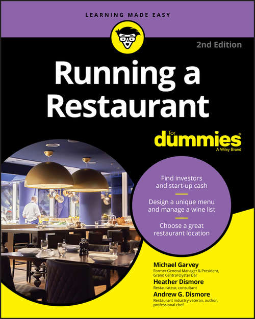 Book cover of Running a Restaurant For Dummies (2)