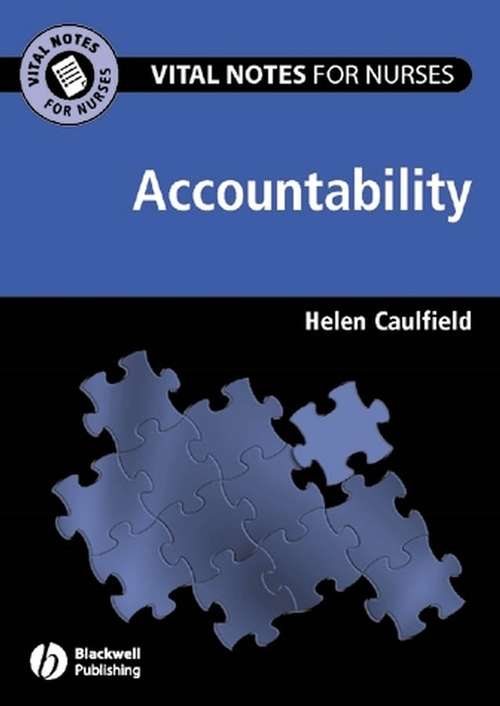Book cover of Vital Notes for Nurses: Accountability (Vital Notes for Nurses #12)