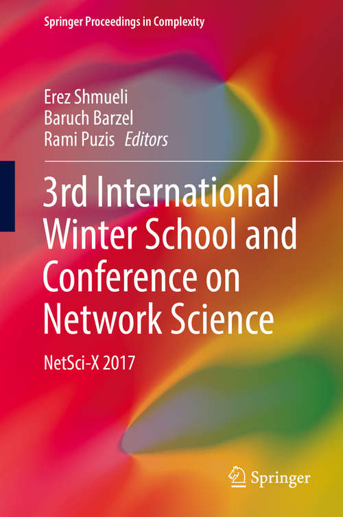 Book cover of 3rd International Winter School and Conference on Network Science: NetSci-X 2017 (Springer Proceedings in Complexity)