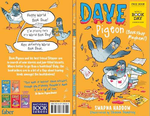 Book cover of Dave Pigeon Bookshop Mayhem! (World Book Day 2023)